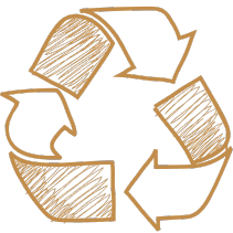 matière naturelle et recyclable jb artisan chocolatier