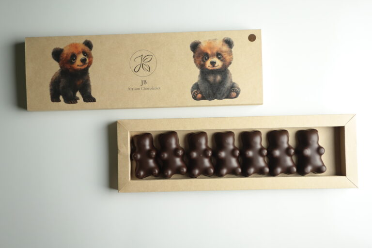 oursons guimauves chocolats noir