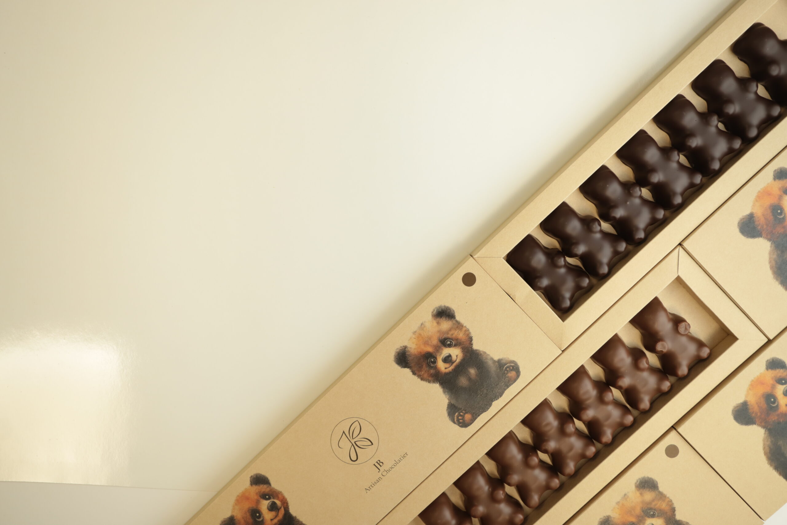 oursons guimauves chocolats lait et noir