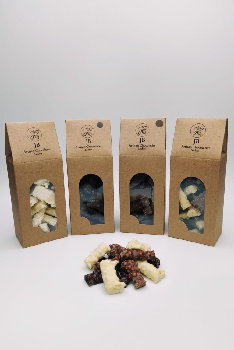 Croquants au riz soufflés de jb artisan chocolatier