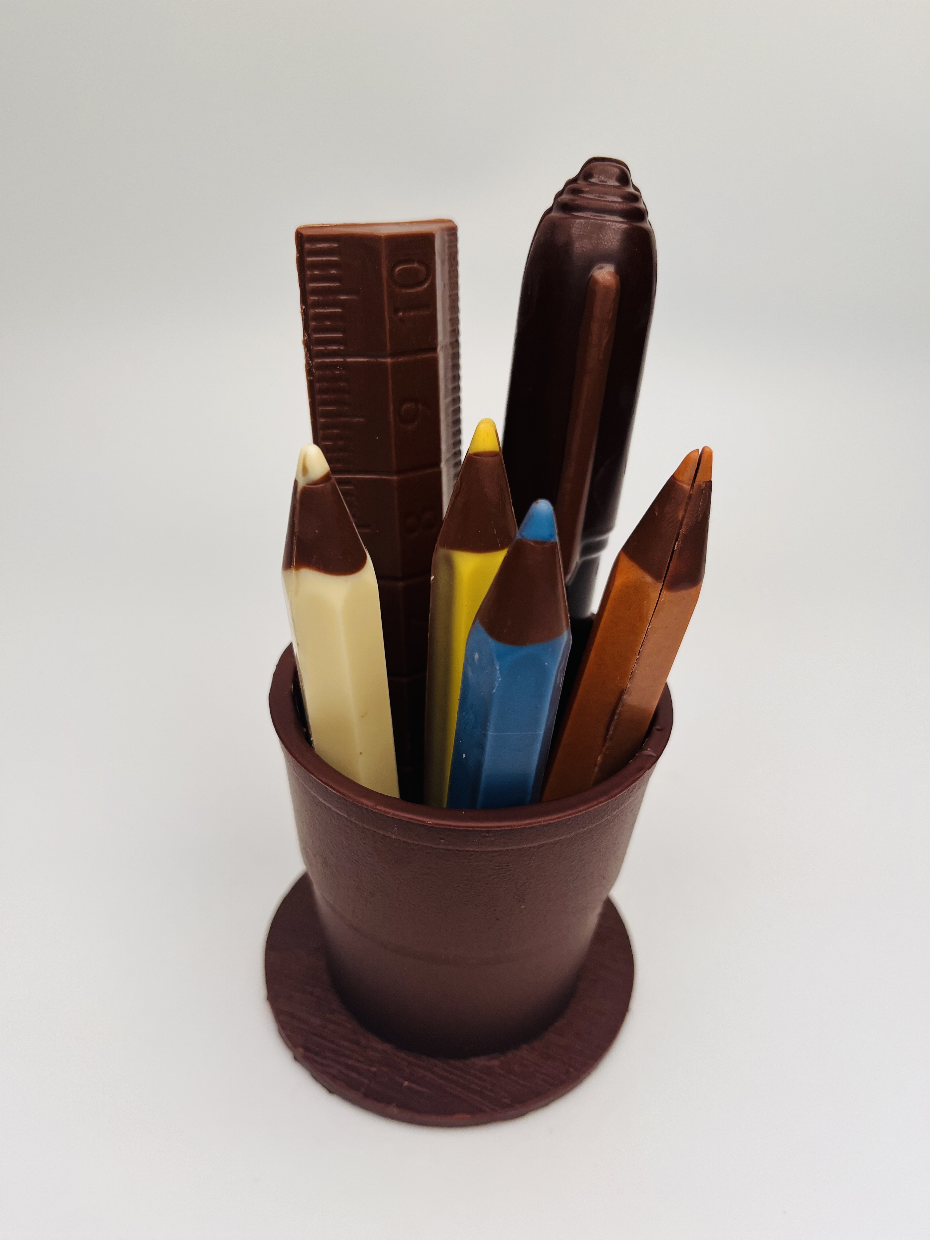 pot de crayons chocolat Artisan Loches