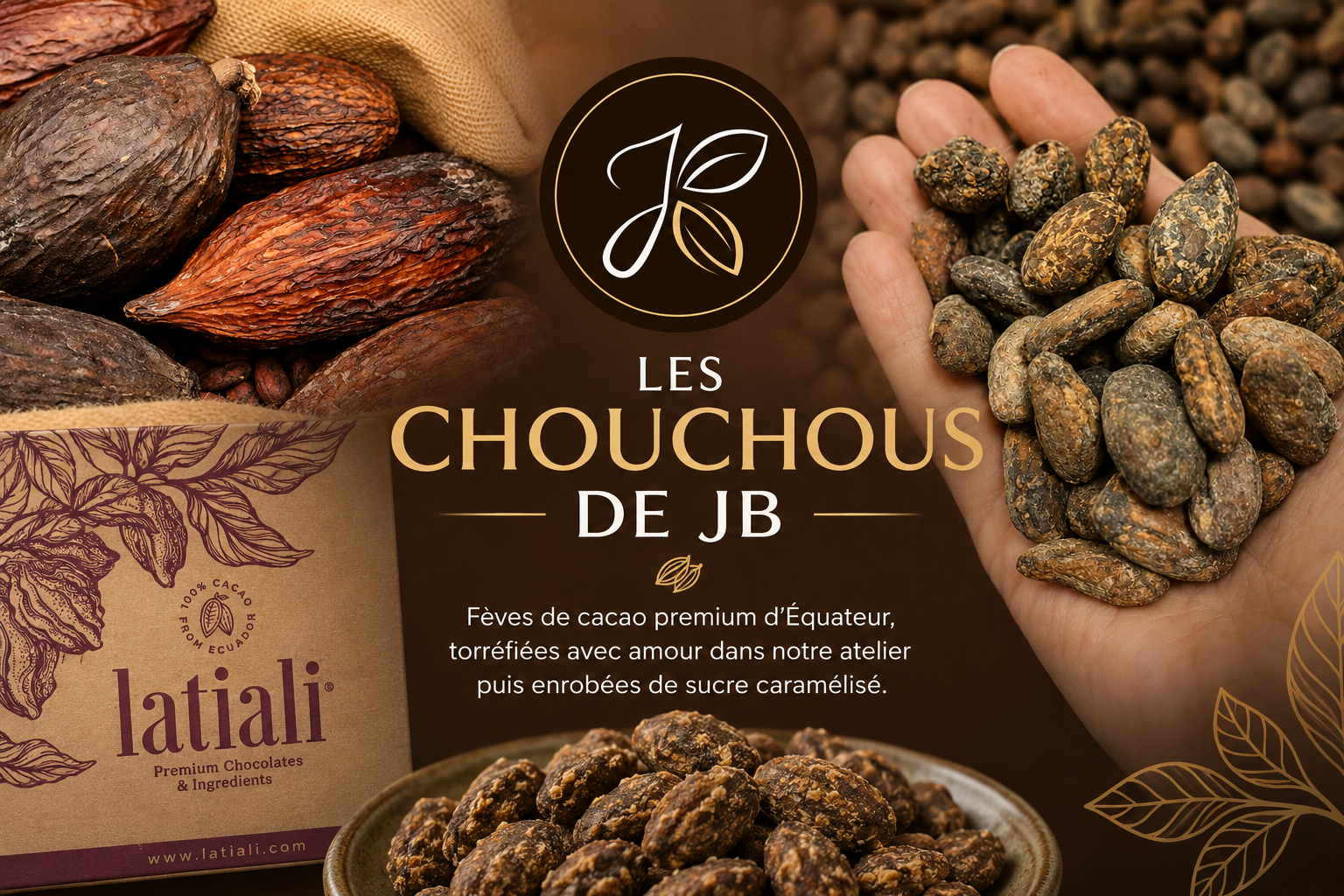 Les Chouchous de JB : de la fève de cacao équatorienne à la gourmandise caramélisée chouchous de jb